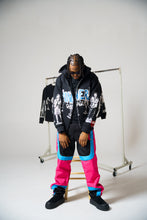 Load image into Gallery viewer, WINNERS UNIVERSITY "PEDESTRIAN" ZIPUP HOODIE OG BLACK