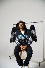 Load image into Gallery viewer, WINNERS UNIVERSITY "PEDESTRIAN" ZIPUP HOODIE OG BLACK
