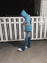 Load image into Gallery viewer, WINNERS UNIVERSITY &quot;PEDESTRIAN&quot; ZIPUP HOODIE BLUE
