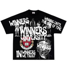 Load image into Gallery viewer, WINNERS UNIVERSITY "CRAZY" TEE BLACK
