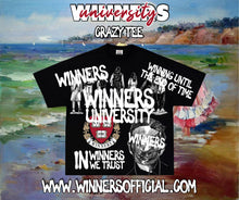 Load image into Gallery viewer, WINNERS UNIVERSITY "CRAZY" TEE BLACK
