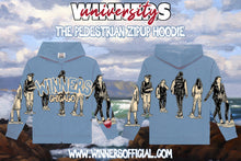 Load image into Gallery viewer, WINNERS UNIVERSITY &quot;PEDESTRIAN&quot; ZIPUP HOODIE BLUE
