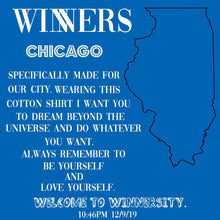 Load image into Gallery viewer, WINNERSity &quot;CHICAGO&quot; Unisex Ringer Tee
